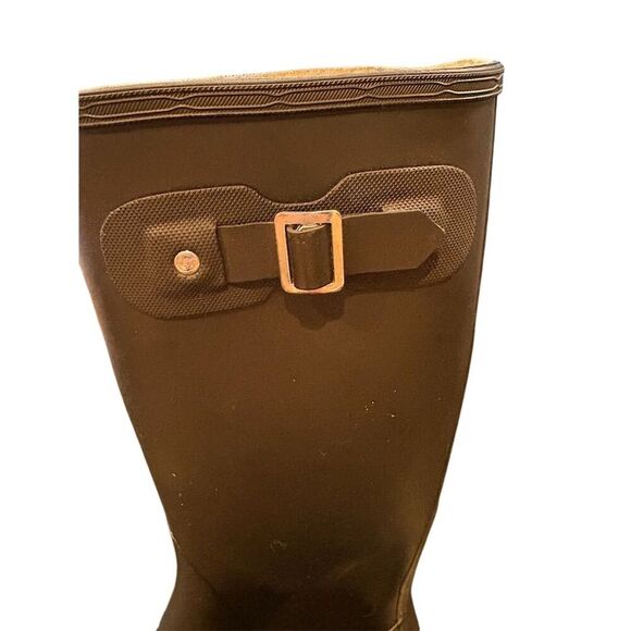 Hunter Women's Original Tall Black Rain Boots Size 9 Knee High - Picture 2 of 12